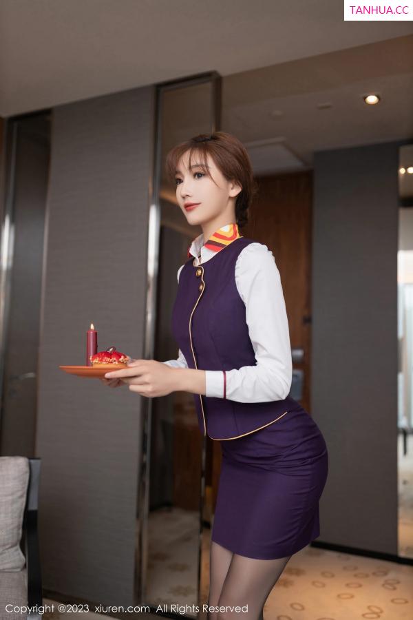 [XiuRen]高清写真图 2023.08.17 No.7248 陆萱萱 制服黑丝